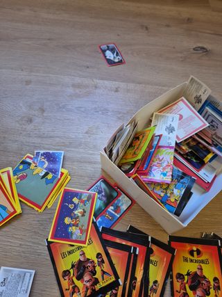 lote cromos vintage diferentes series con sobres 