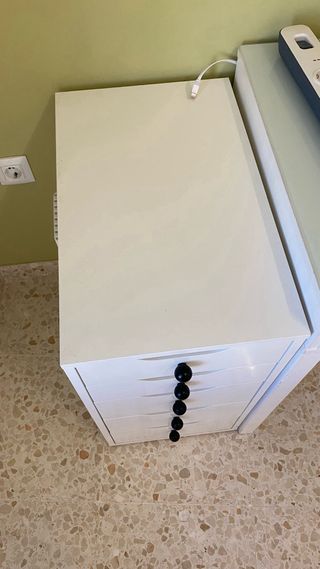 Cajonera IKEA blanca 5 cajones