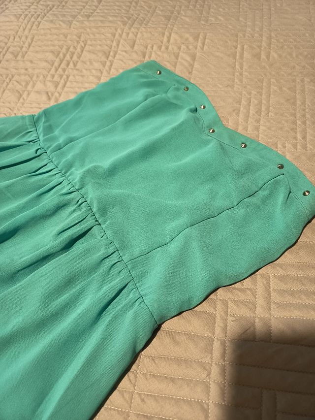 Vestito verde acqua taglia 44. Made in Italy