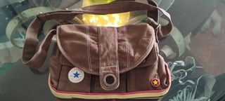 Bolso Converse marrón vintage