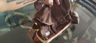 Bolso Converse marrón vintage