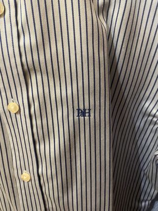 Camisa Pedro del Hierro de rayas azul marino M