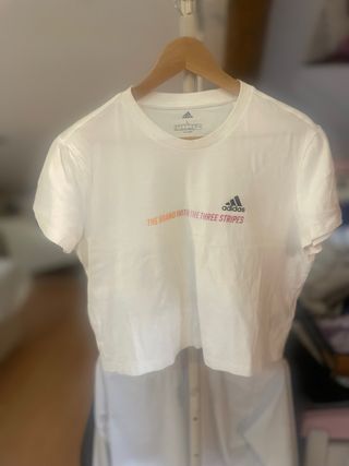 Camiseta Adidas blanca - Talla L