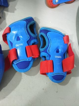 Patines, casco y protecciones niño