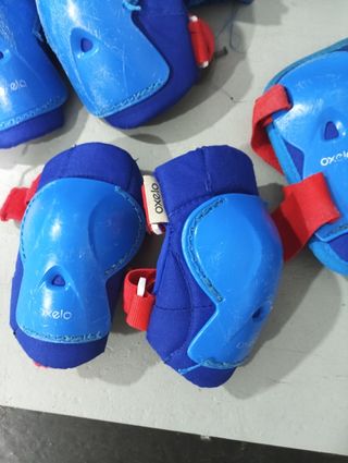 Patines, casco y protecciones niño