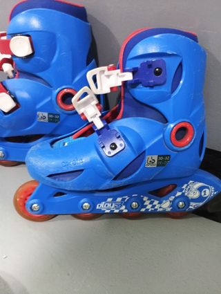 Patines, casco y protecciones niño
