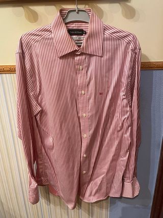 Camisa Pedro del Hierro a rayas rojas  Talla M