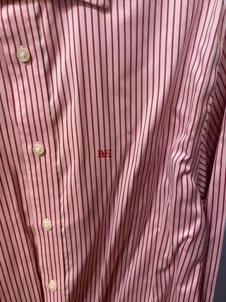 Camisa Pedro del Hierro a rayas rojas  Talla M