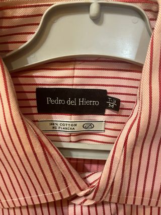 Camisa Pedro del Hierro a rayas rojas  Talla M
