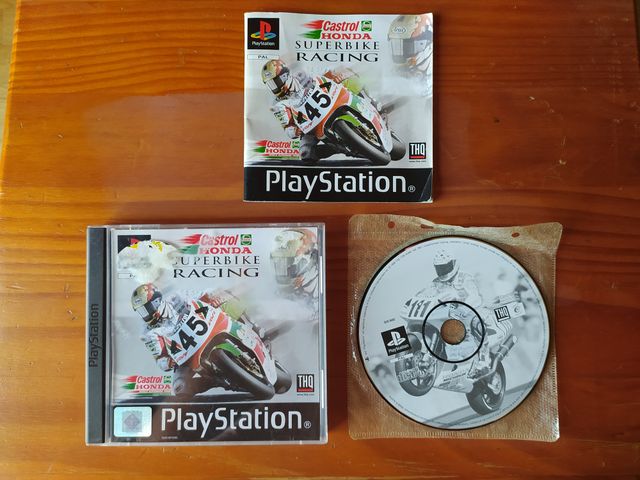 Castrol Honda Superbike Racing TODO PS1 PAL Esp