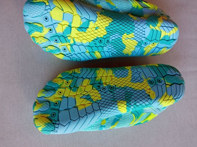 Zapatillas deportivas teal-amarillo nº37