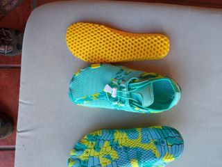Zapatillas deportivas teal-amarillo nº37