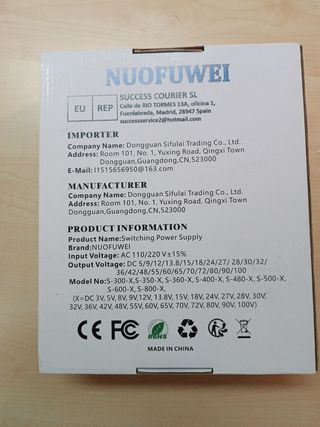 Fuente alimentación LED 24V