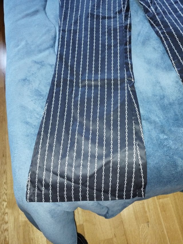 Pantalones campana mujer negros