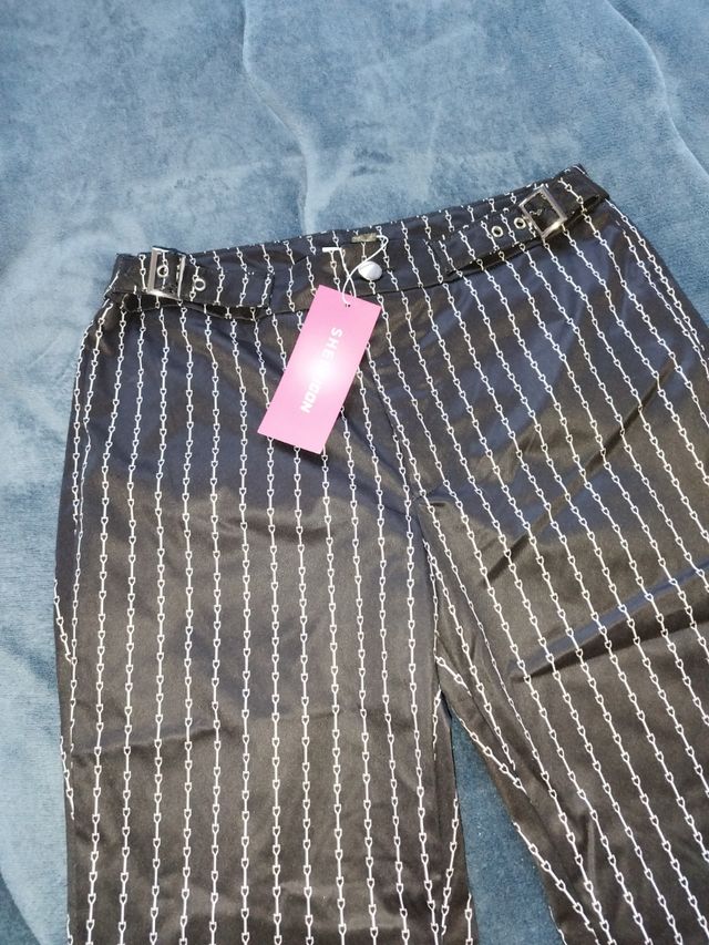 Pantalones campana mujer negros