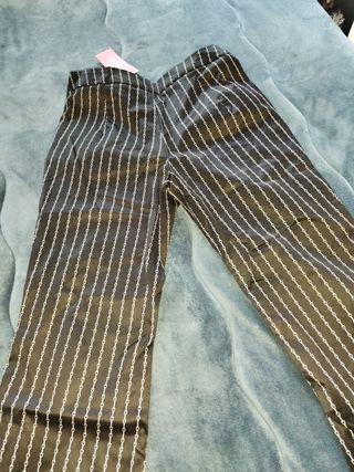 Pantalones campana mujer negros