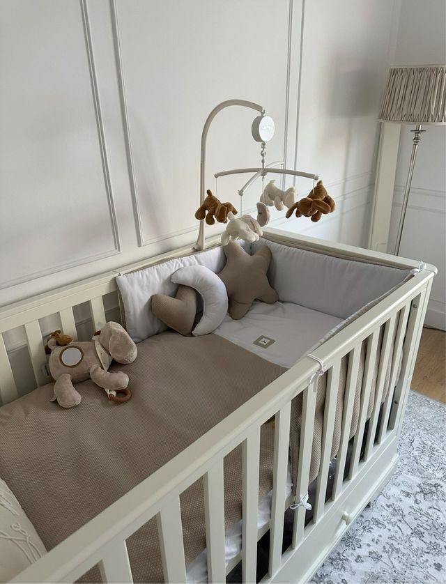 Protector Cuna Reversible Alondra + 3 cojines 