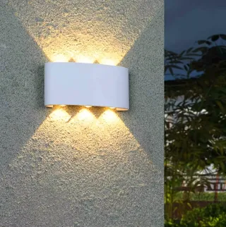 Plafoniera Lampada LED Da Parete Muro Doppia Luce
