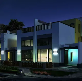 Plafoniera Lampada LED Da Parete Muro Doppia Luce