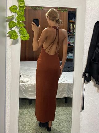 Vestido rojo Zara - Talla M