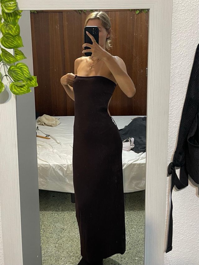 Vestido rojo Zara - Talla M