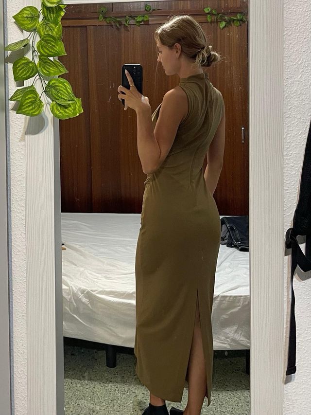 Vestido rojo Zara - Talla M