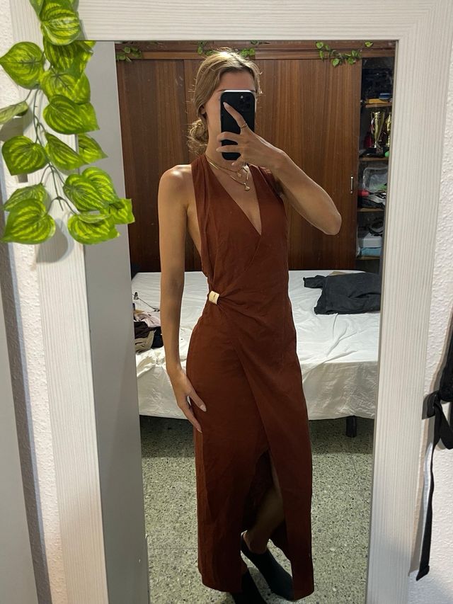 Vestido rojo Zara - Talla M