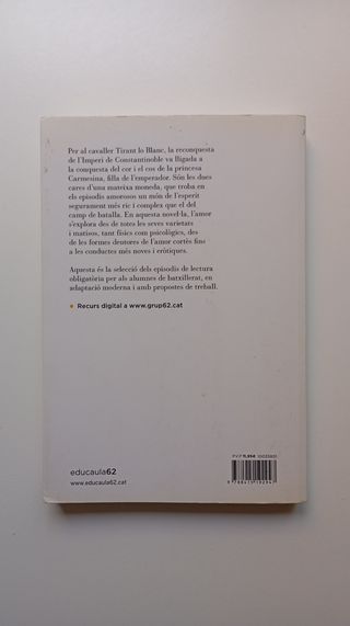 Tirant lo Blanc. Episodis amorosos. Text adapta...