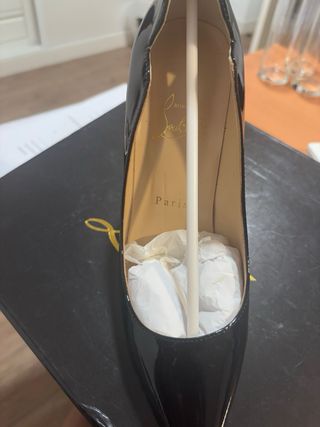 Zapatos Louboutin negros, talla 38