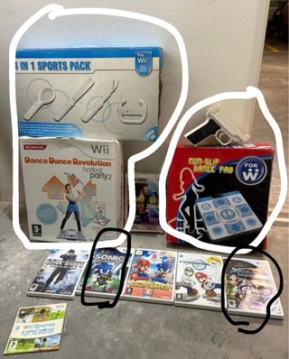 juegos y accesorios Wii