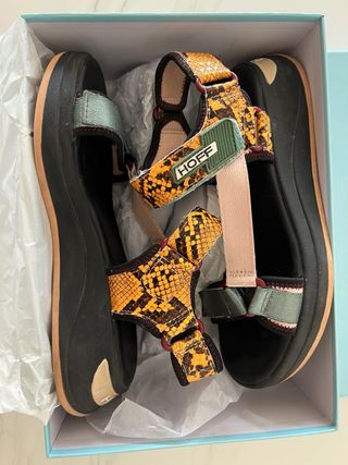 Sandalias HOFF Palawan - Naranja y Negro