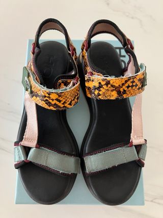 Sandalias HOFF Palawan - Naranja y Negro