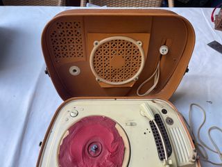 Tocadiscos Vintage Portátil Tepraz Oscar