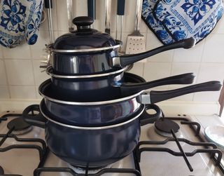 Set pentole blu - 4 pezzi