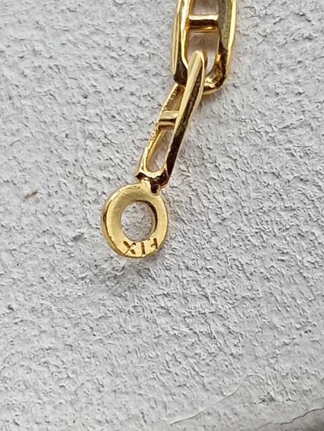 Cadenapara hombre en oro  FIX francesa