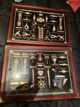 2 Cuadros Nudos Marineros