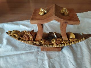Barchetta legno vintage  da collezione 