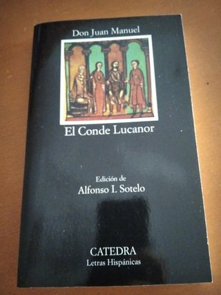 Libro "El Conde Lucanor". Don Juan Manuel. Cátedra