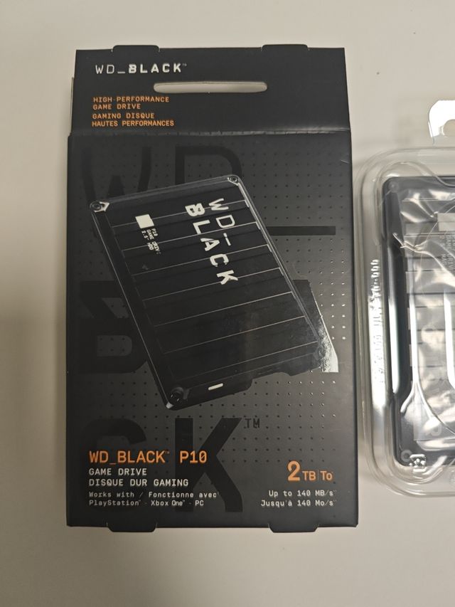 WD_BLACK P10 2TB - Disco Duro Externo usb nuevo