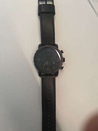 Orologio Fossil nero - Cinturino pelle