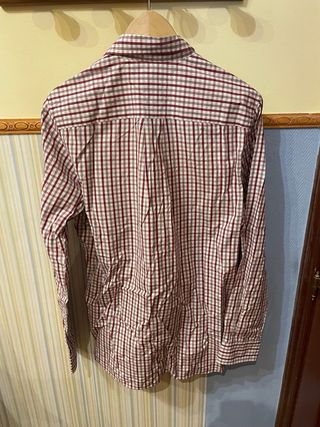 Camisa Tommy Hilfiger a cuadros rojos y blancos S