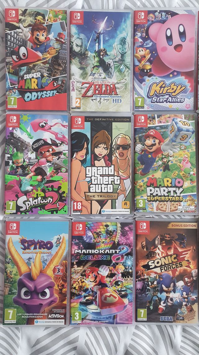 13 Juegos Nintendo Switch