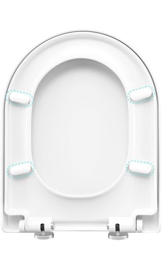 Tapa inodoro - Asiento WC blanco