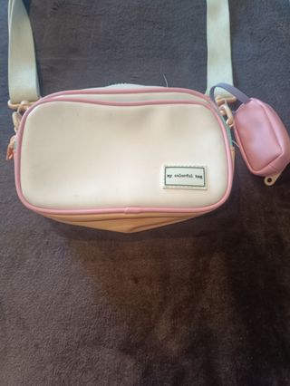 Bolso bandolera Zara niña rosa