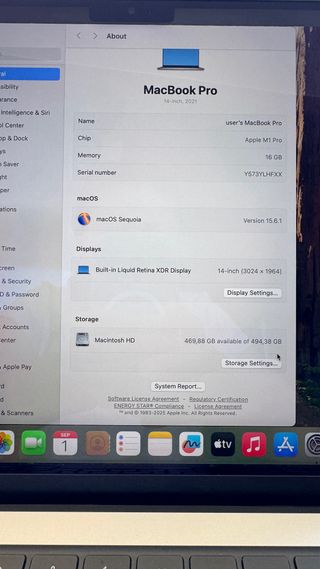 MacBook Pro 14" M1 Pro (2021) Gris