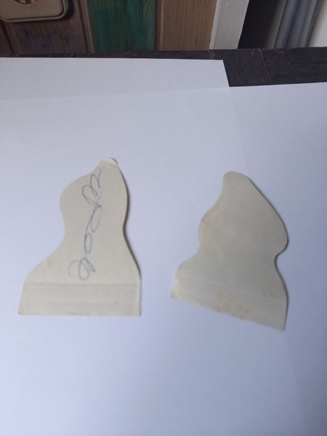 2 cromos  Segarra, García Barça troquelados