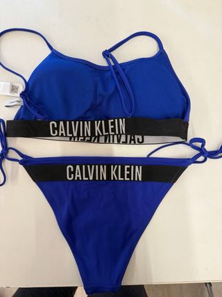 Bikini Calvin Klein azul