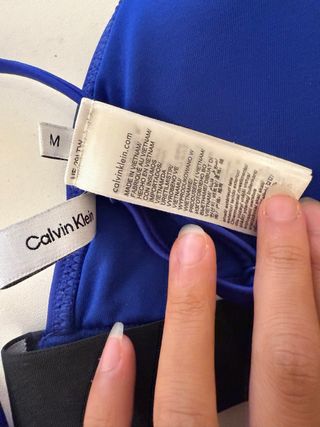 Bikini Calvin Klein azul