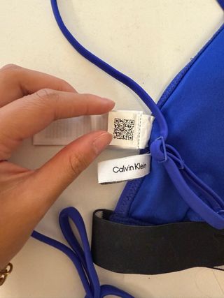 Bikini Calvin Klein azul
