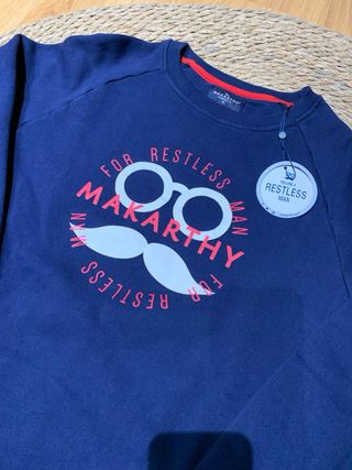 Sudadera Makarthy azul - Nueva